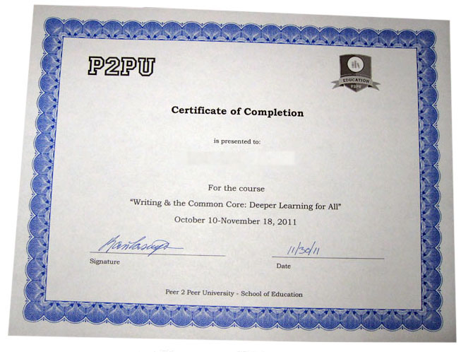 p2pu certificate image